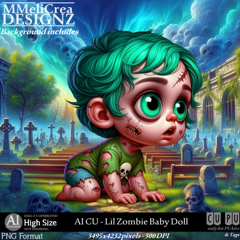 (image for) AI - CU Lil Zombie Baby Doll (CU4PU / PNG)